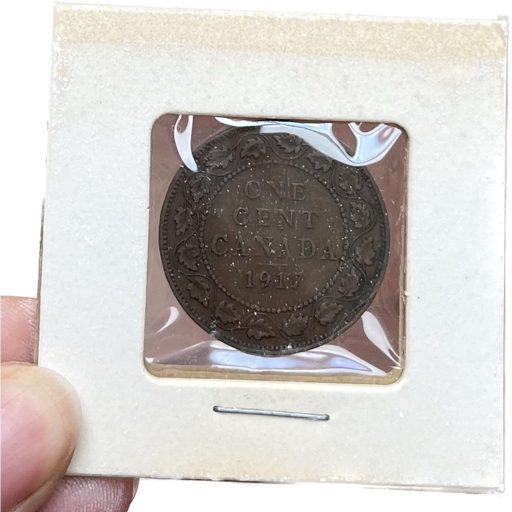 🎈$10 add on - 1917 ONE CENT CANADA - George V